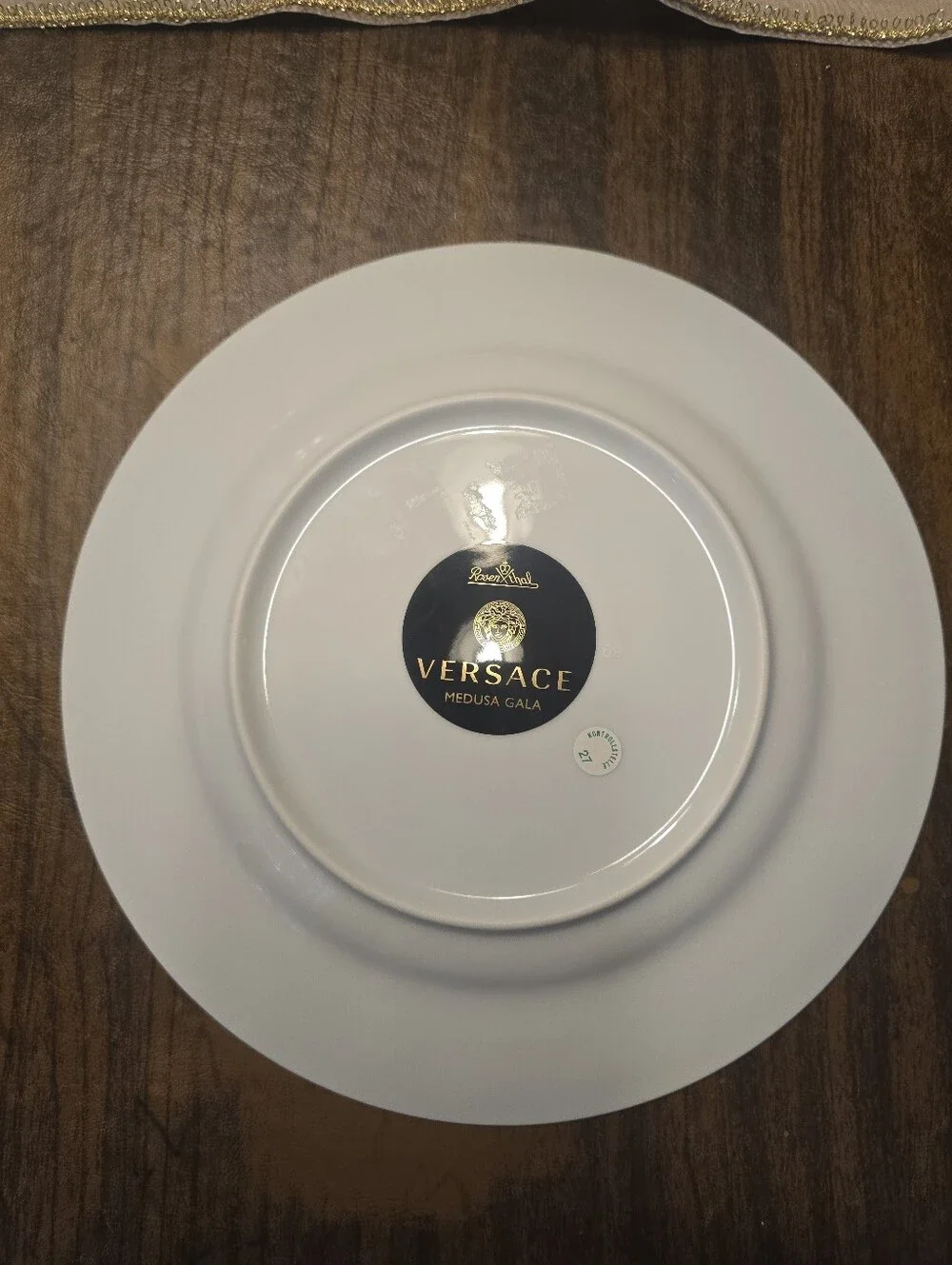 Versace Medusa plate